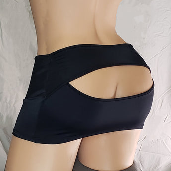 Super Sexy Spank Me Skirt.  Super short skirt with open butt in soft stretchy fabric.