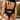 Two Piece Suspender Monokini with Thong Back. Includes Bandeau Top with Removable Neck Tie.