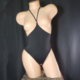 Extreme Playsuit. Topless, Crotchless, Open Butt, Ties Behind the Neck for Modesty (just kidding!)