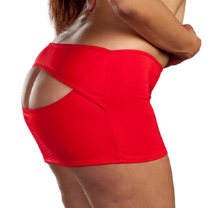 Super Sexy Spank Me Skirt.  Super short skirt with open butt in soft stretchy fabric.