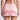 Flirty Mini Skirt. Waist Band. Reversible Keyhole Feature in Front or Back. In Stretch Satiné Fabric. 568