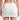 Flirty Mini Skirt. Waist Band. Reversible Keyhole Feature in Front or Back. In Stretch Satiné Fabric. 568